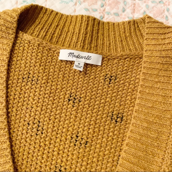 Madewell Hillview Cardigan Sweater in Painted Spots M - Picture 7 of 14